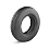 Air tire set, lug profile DS5-300-100-VS1-PR6