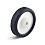 Elastik polyurethane wheel, approx. 80 ° Shore A EPUK-250-60-75-K25