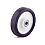 Elastik polyurethane wheel, approx. 80 ° Shore A EPUK-160-45-60-G20