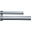Tiges noyau / cylindriques / avec tête / acier à outils / D, L 0,01mm