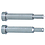 Tiges noyau pour contour / cylindriques / HSS, acier à outils / D, L 0,01mm / épaulé / forme frontale au choix