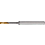 TSC series carbide long neck square end mill, 2-flute / long neck model