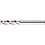 High-Speed Steel Roughing End Mill, Regular, Center Cut / Non-Coated Model