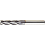 TiCN Coated Powdered High-Speed Steel Square End Mill, 4-Flute, Regular