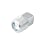 White and Black Fitting Plug P-80A-W