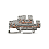 3-Leiter-Doppelstockklemme 870 870-536