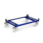 Universal steel travel frame with polyamide rollers