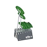 Wiha Stiftschlüssel mit Quergriff Set TORX®, mattverchromt im Werkbankständer