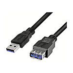 Rallonge de câble USB 3.0, A mâle / A femelle - noir