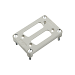 Adapter plates for 2 D-Sub inserts