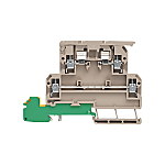 Borne de fusible, connexion à vis, isolateur de fusible, avec connexion PE