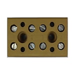 Barrette de bornes unipolaire et multipolaire