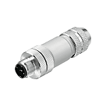 Connettore in metallo / dritto maschio M12