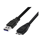 Cavo USB 3.0 maschio A / maschio Micro B - nero