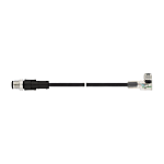 Sensor / Actuator-cable,connecting cable 3-,4-pole, M12 plug on M8