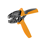 Utensile per crimpatura, connettore coassiale, crimpatura esagonale