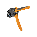 Utensile per crimpatura, connettore isolato