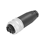 Connettore maschio tondo (configurazione libera) , femmina, dritto, 7 / 8"