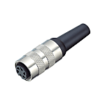 Connettore maschio tondo (configurazione libera), femmina, dritto, M16