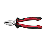 Wiha Pinza universale Industrial con DynamicJoint® e OptiGrip, Con tagliente extra lungo