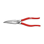 Wiha Pinza a becchi mezzitondi, Classic, Con tagliente, forma curva, circa 40°