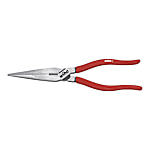 Wiha Pinza a becchi mezzitondi, Classic, Con tagliente, forma diritta