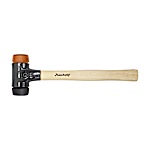 Wiha Mazzuola Safety, semimorbida/dura, Con manico di hickory, testa battente rotonda