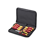 Wiha Set di utensili da elettricista, Giravite, tronchese a grande effetto 8 pz. con custodia a libro