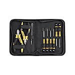 Wiha Set di utensili ESD, Pinze, giravite, pinzetta 10 pz., con custodia a libro