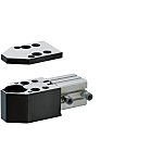 Stempelhalteplatte mit Rückzugszylinder / Hub 8mm