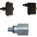 Schlauchanschluss Fitting Adapter für Stickstofffüllanschluss / M6/G1/8"