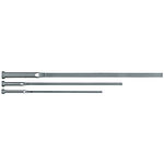 Flachauswerferstifte / Kopfform wählbar / Werkzeugstahl / nitriert / Länge konfigurierbar / große Version