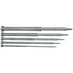 Stepped One-Step Center Pins -Die Steel SKD61+Nitriding / Shaft Diameter (P) Designation (0.01mm Increments) Type-