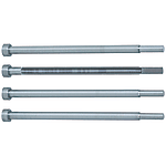 Core pins / head form selectable / tool steel / nitrided / stepped / machined end / cooling channel