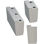 Core lock stopper blocks / wedge-shaped / counterbore / wedge angle selectable / back support wedge / partial groove embedding 4mm