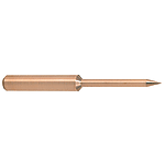 Electrodes / straight shaft / conical tip