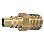 Quick release coupling plugs / nominal size 8 / external thread