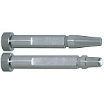 Konturkernstifte / zylindrisch / HSS, Werkzeugstahl / D 0,005, L 0,01mm / Gasentlüftung / Stirnform wählbar / Schaftdurchmesser konfigurierbar