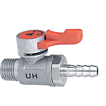 Compact Ball Valves / Stainless Steel / PT Male / Hose Barb