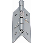 Spring hinges / opening / rolled / stainless steel / barrel polished / MISUMI
