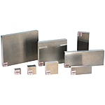 Plaques métalliques / côtés fraisés / dimensions au choix / en AW-5052 Equiv. / H112
