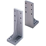 Angle brackets / through hole, parallel pin bore / aluminium, cast iron / treatment selectable