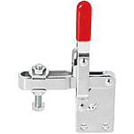 Toggle Clamp, Vertical Type, Straight Base, Clamp Bolt Adjustable, Clamping Force 1,470 N