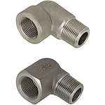 High Pressure Pipe Fittings/90 Deg. Elbow/Tapped and Threaded