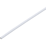 Heat-Resistant Silicone Tube (Glass Braid, Silicone Rubber), White