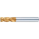 TSC series carbide square end mill, 4-flute / 2.5D Flute Length model