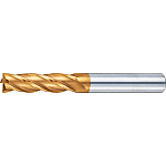 TSC series carbide square end mill, 4-flute / 3.5D Flute Length model