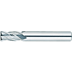 Carbide square end mill, 4-flute / 2D Flute Length (short) model