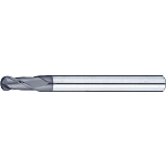 XAC series carbide ball end mill, 2-flute / short model