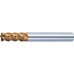 TSC series carbide radius end mill, 4-flute, 45° spiral / short model